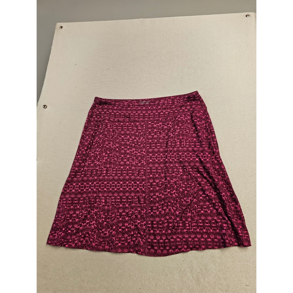Mountain Hardwear Womens Magenta Geometric Active Hiking Skirt Size L